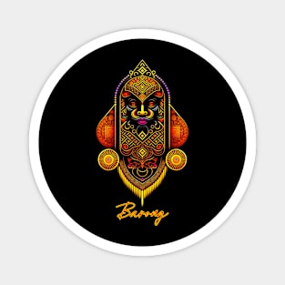 Barong Bali Tribal Pop Art Magnet